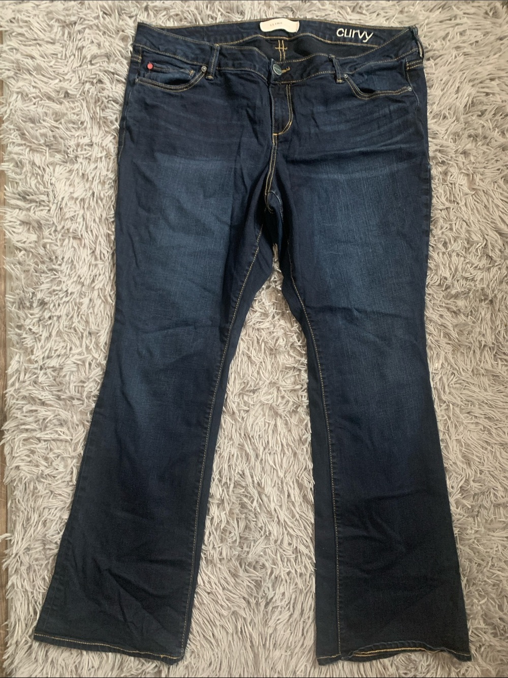 Dark Blue Slink Jeans Curvy